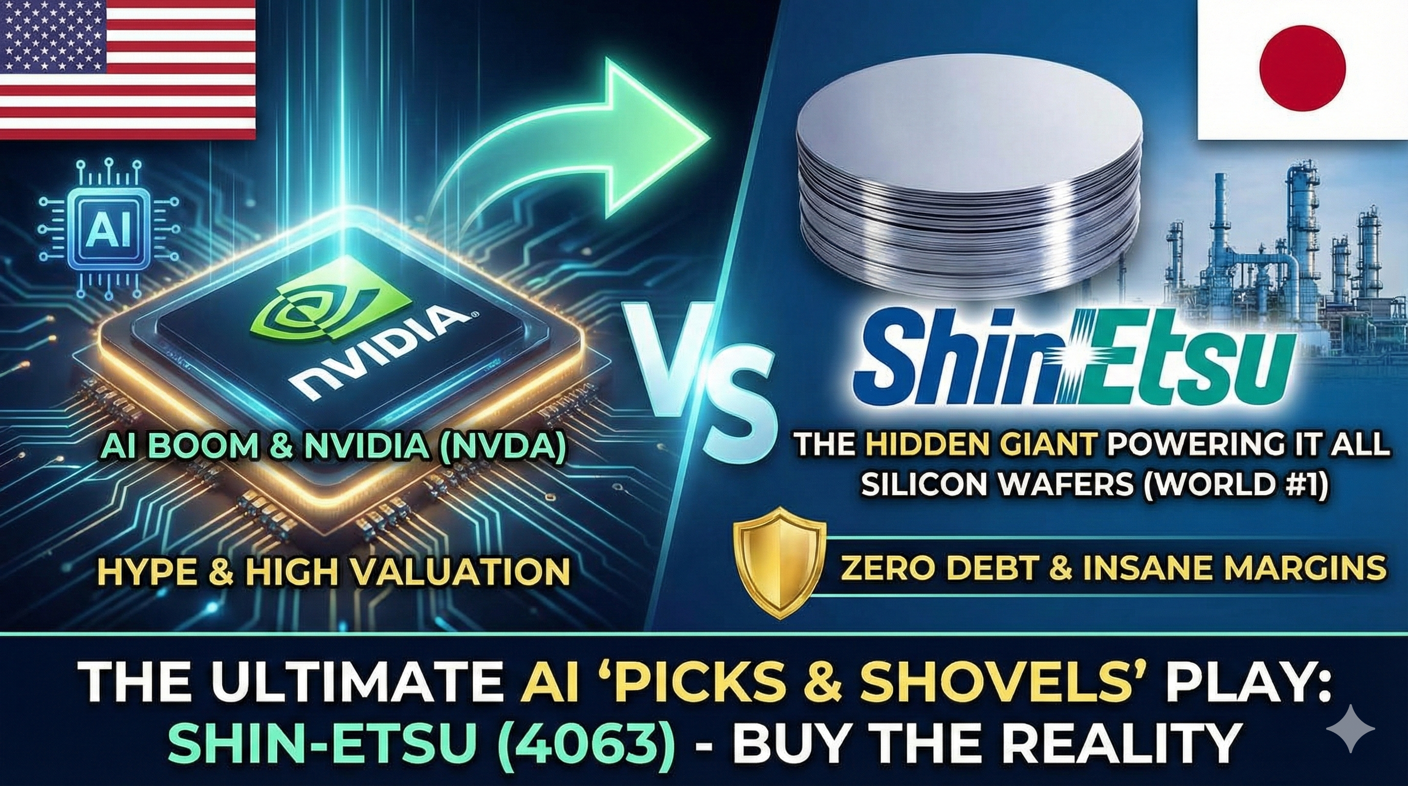 The Hidden Japanese Giant Powering Nvidia: Why Shin-Etsu (4063) is the Ultimate AI “Picks & Shovels” Play