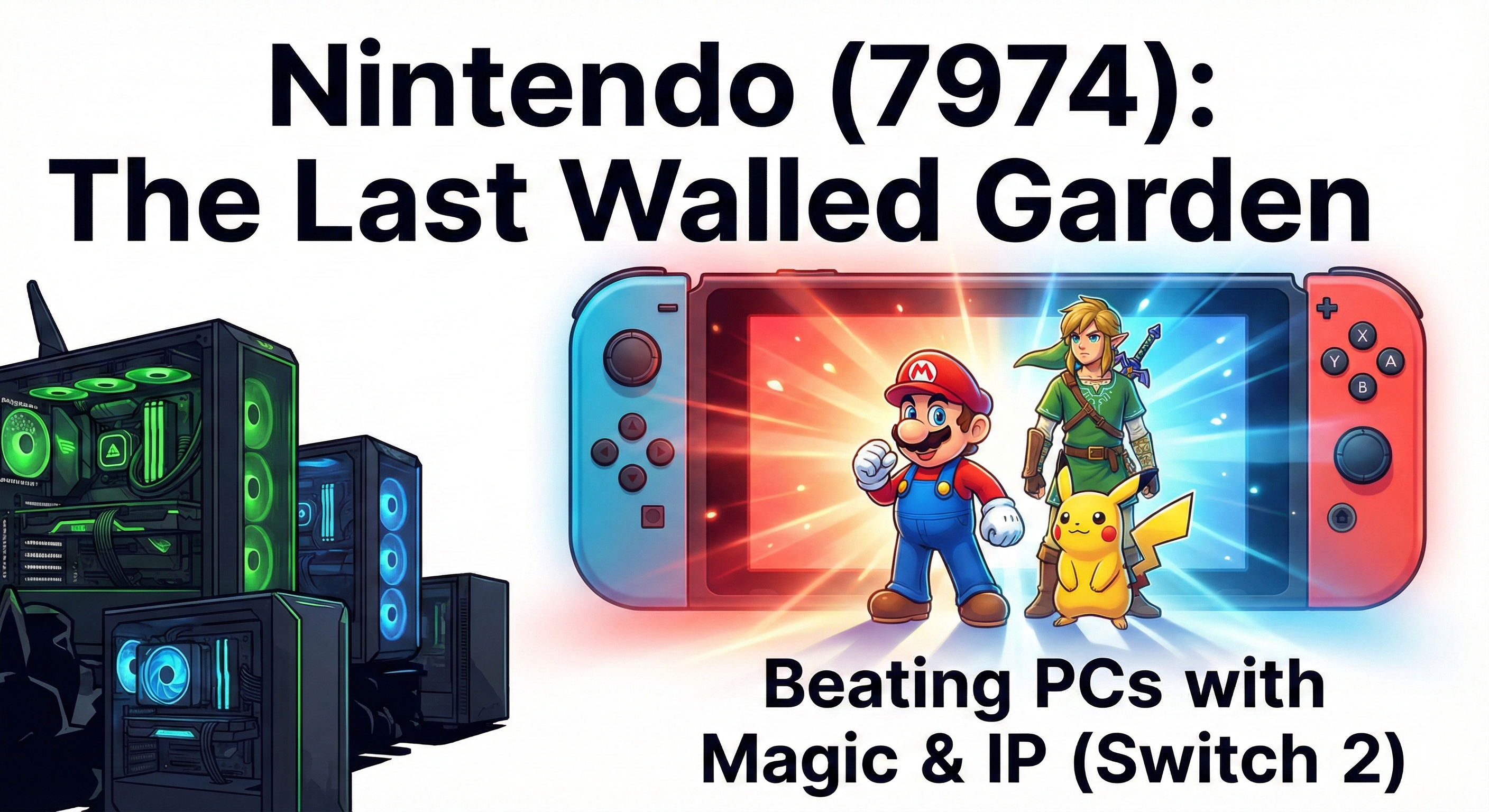 Nintendo (7974): Why It Beats Gaming PCs. The Last “Walled Garden” in a Fragmented Industry.