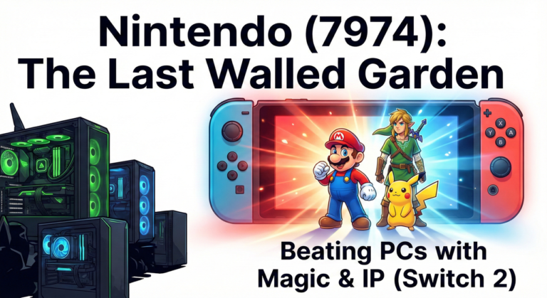 Nintendo 7974 last walled garden in gaming beats PC platforms