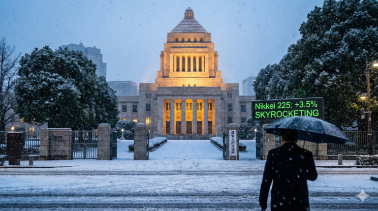 Japan supermajority political moment election and snow signal Gold ETF thesis